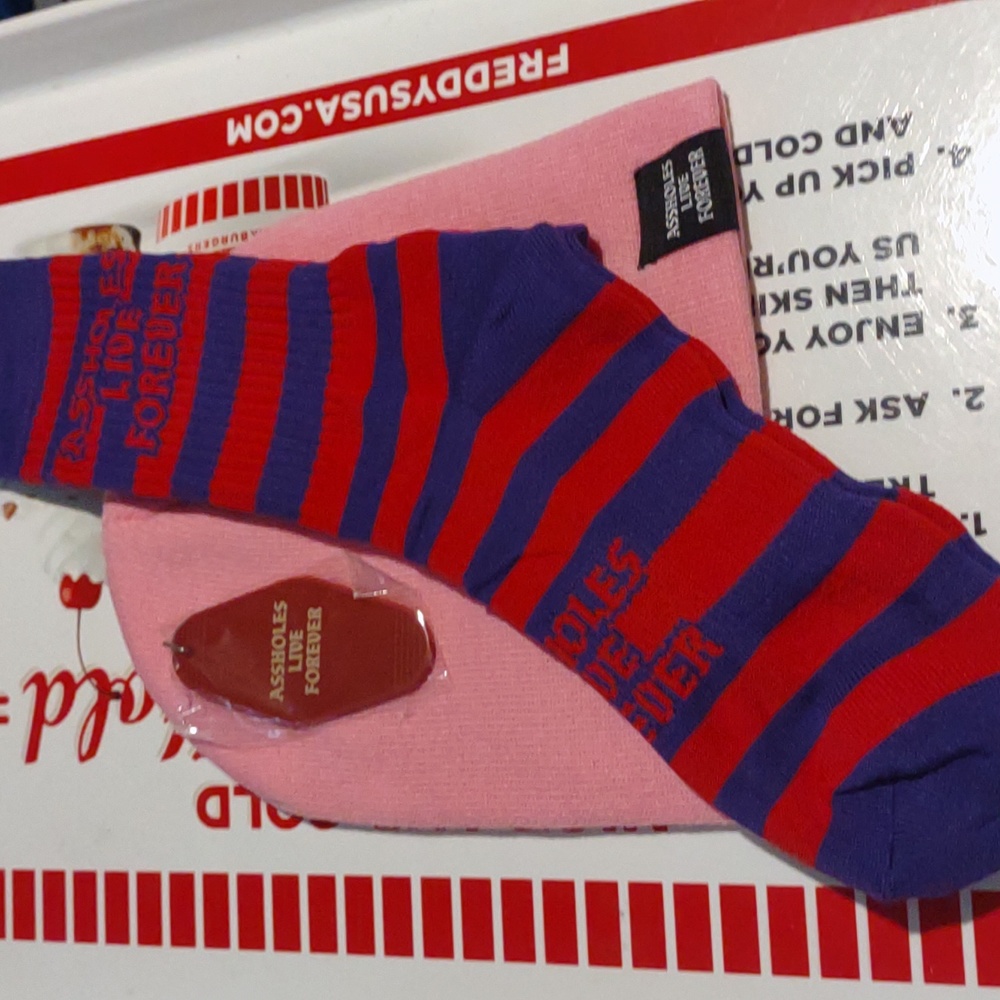 1ALF Pink Beanie,Sock& KeyTag Bundle. New In Bag. OSFM